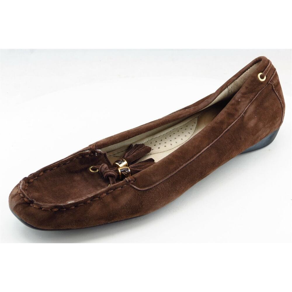 Sperry Top-Sider Loafer Brown Leather Women‎ Shoes Size 7.5 M